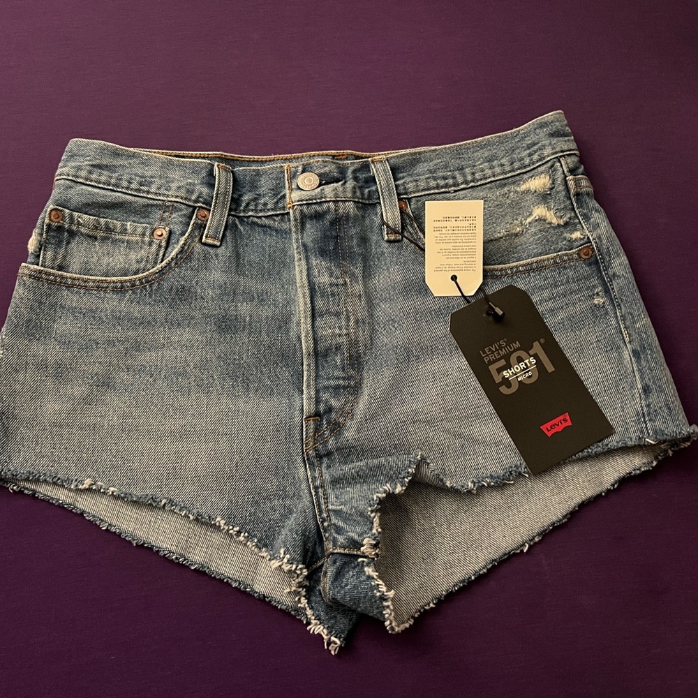 Levi's Premium - 501 Women’s Micro Shorts - Teeny Weeny - Size 30